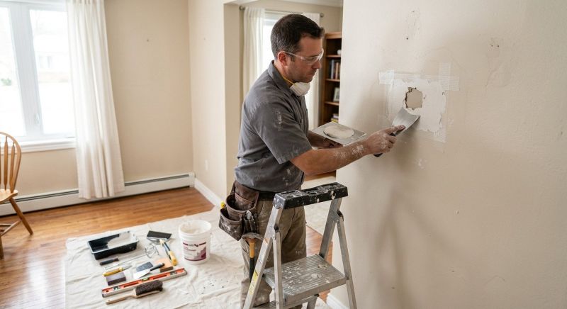 Garage Drywall Repair in Wilmington, NC